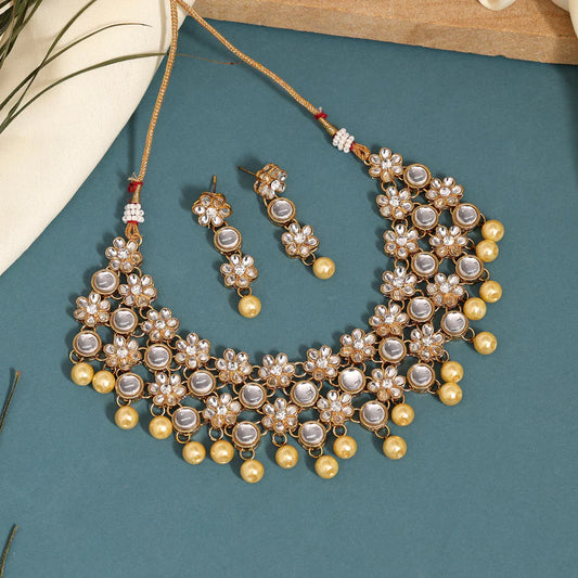 Multi Color Kundan Necklace Set