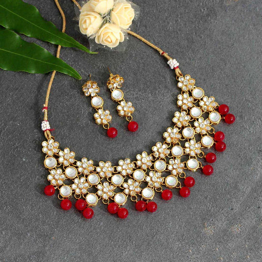 Multi Color Kundan Necklace Set
