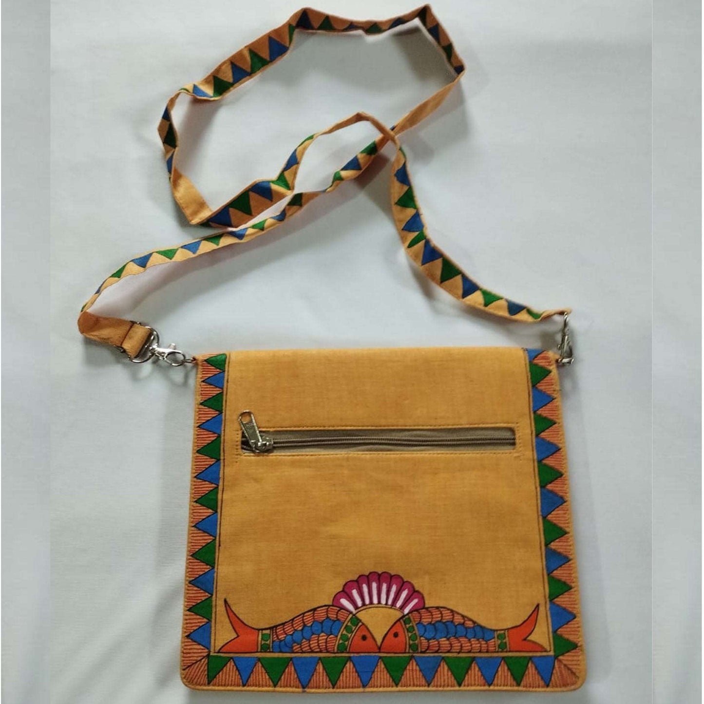 Khadi silk sling bag gaonkasaman