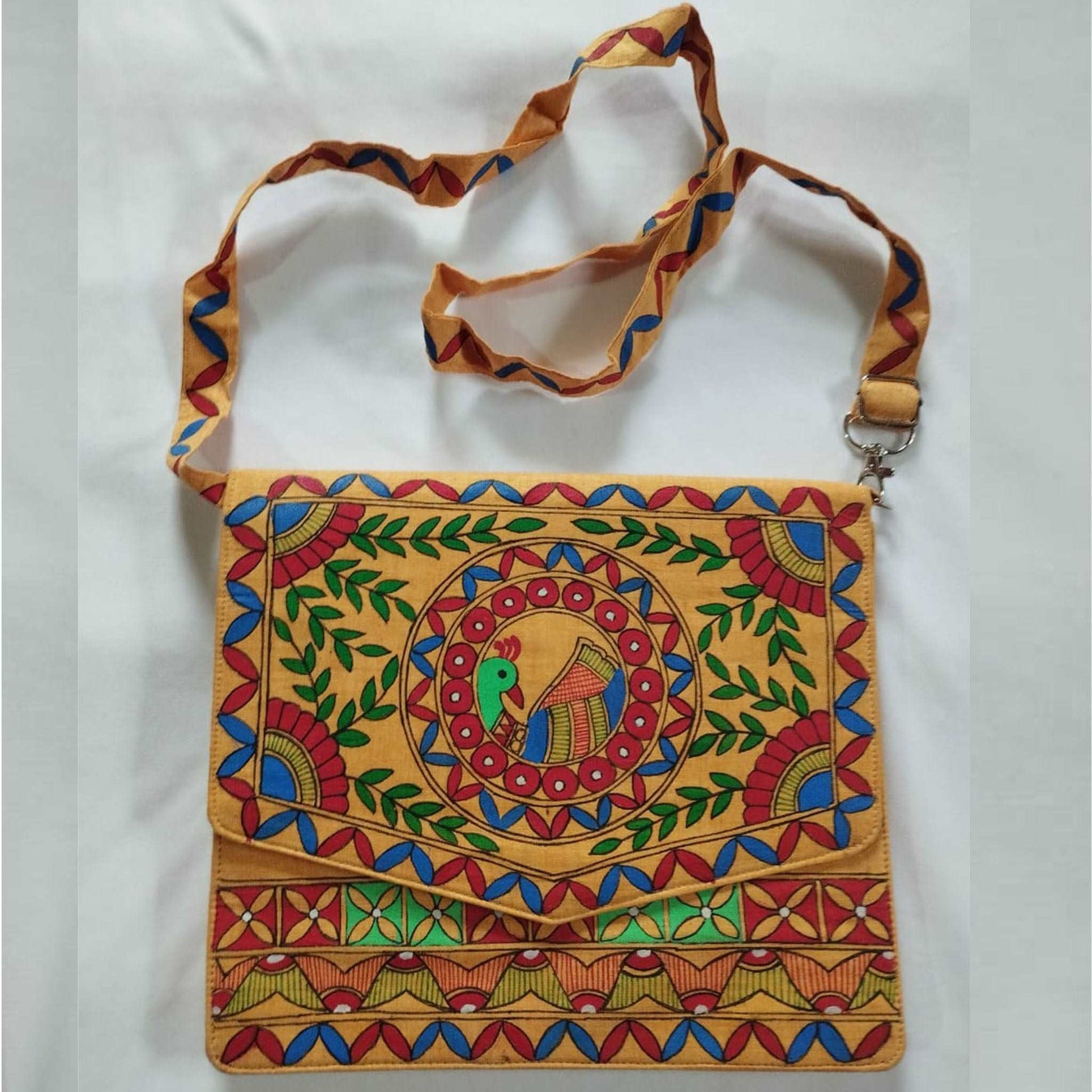 Khadi silk sling bag gaonkasaman