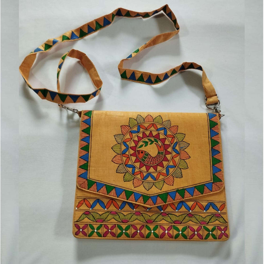 Khadi Cotton Japa Mala Bag/Chanting/Beads Bag with Sakshi Mala (Shadow  Green)