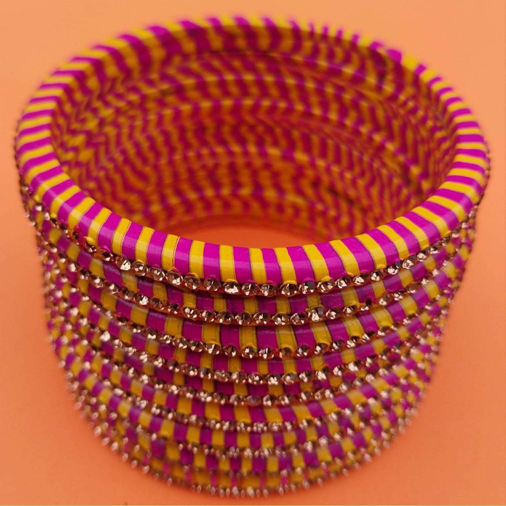 Lehariya lac bangri with topaz fitted gaonkasaman