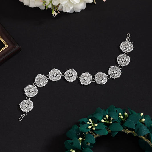 Silver Color Matha Patti