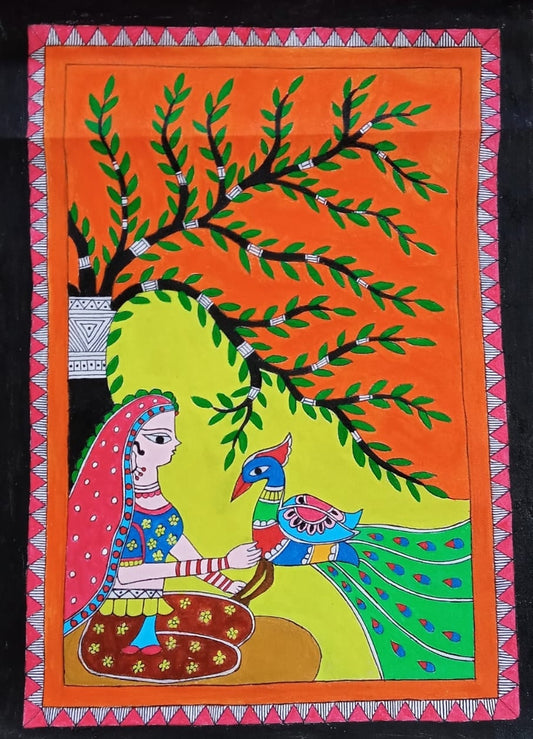 Nature Embrace Nature: Madhubani Elegance gaonkasaman