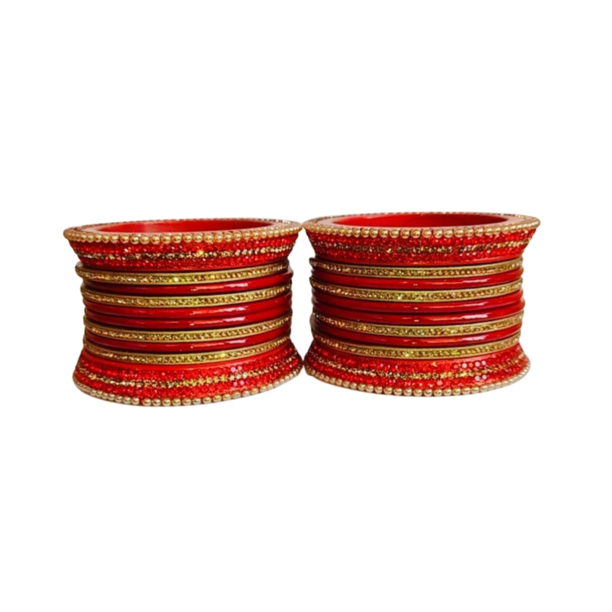 New Design Red Bridal Chura gaonkasaman