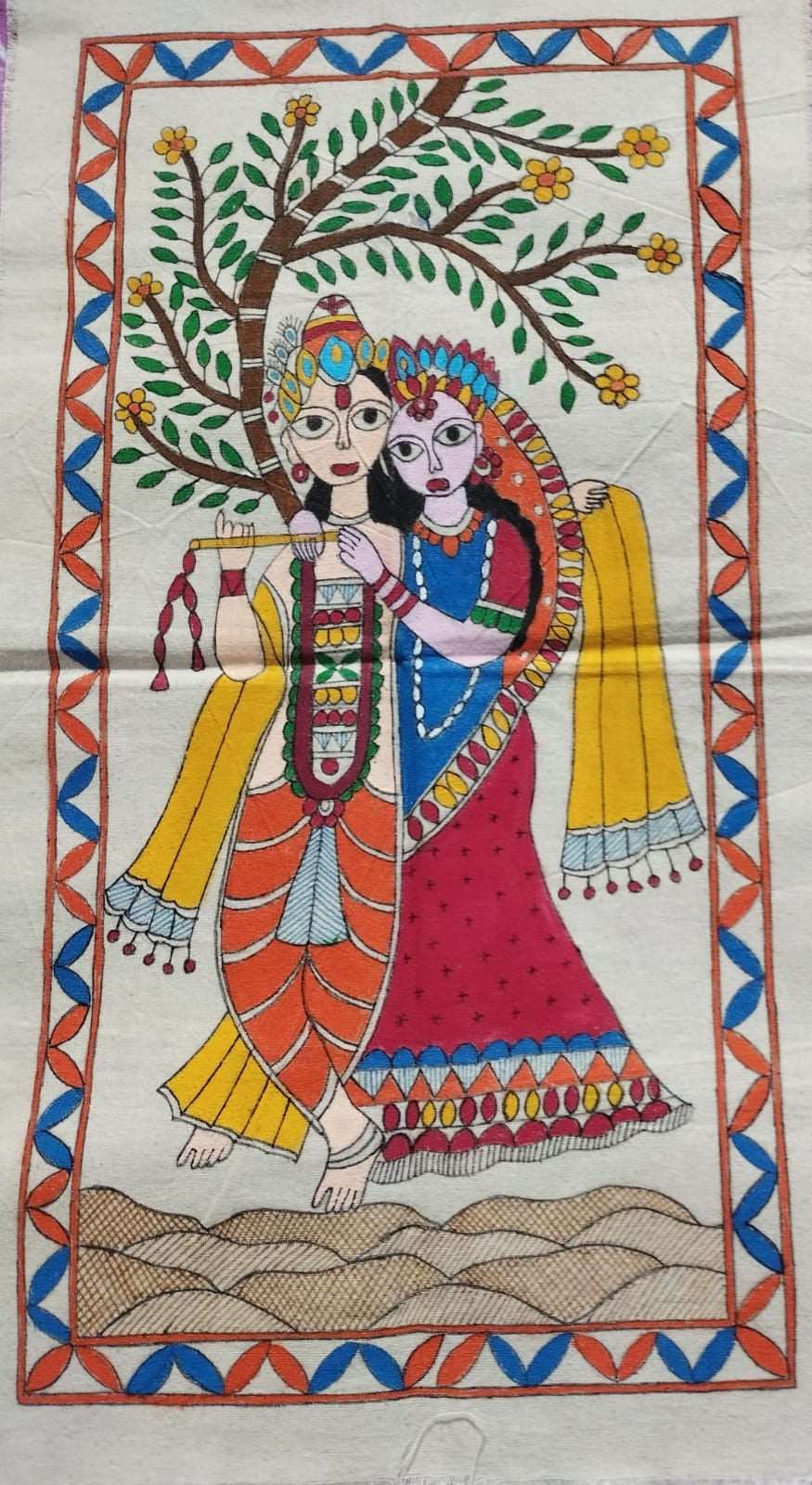 Radha+krishna painting gaonkasaman