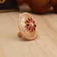 round ring,traditional,kundan,ring