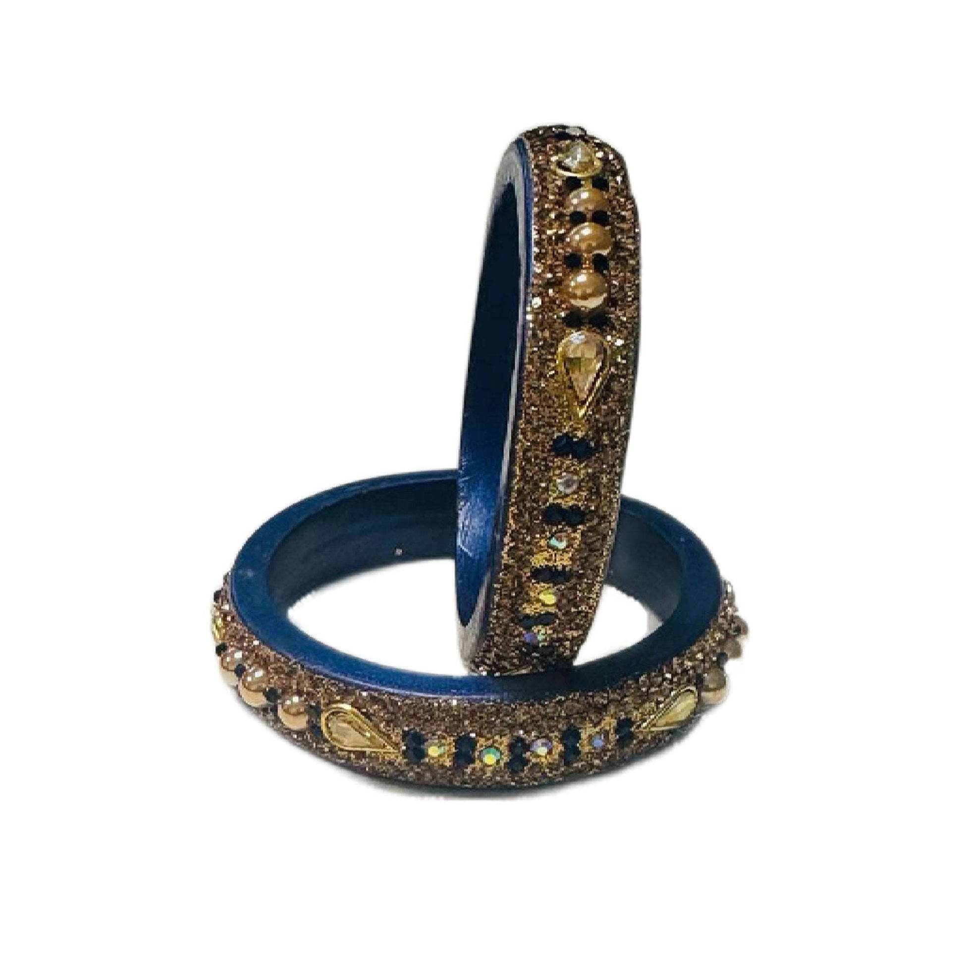 Topaz Fitted Lac Kada Bangle gaonkasaman