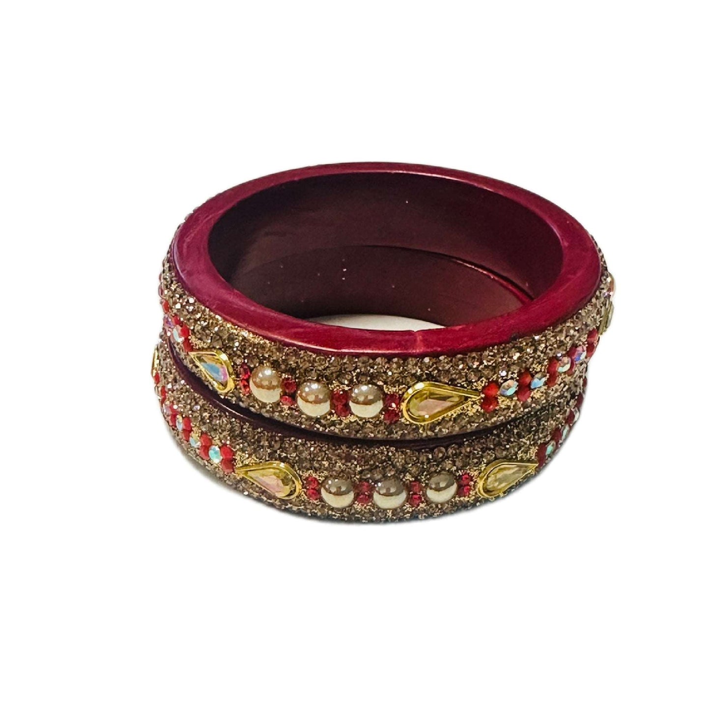 Topaz Fitted Lac Kada Bangle gaonkasaman