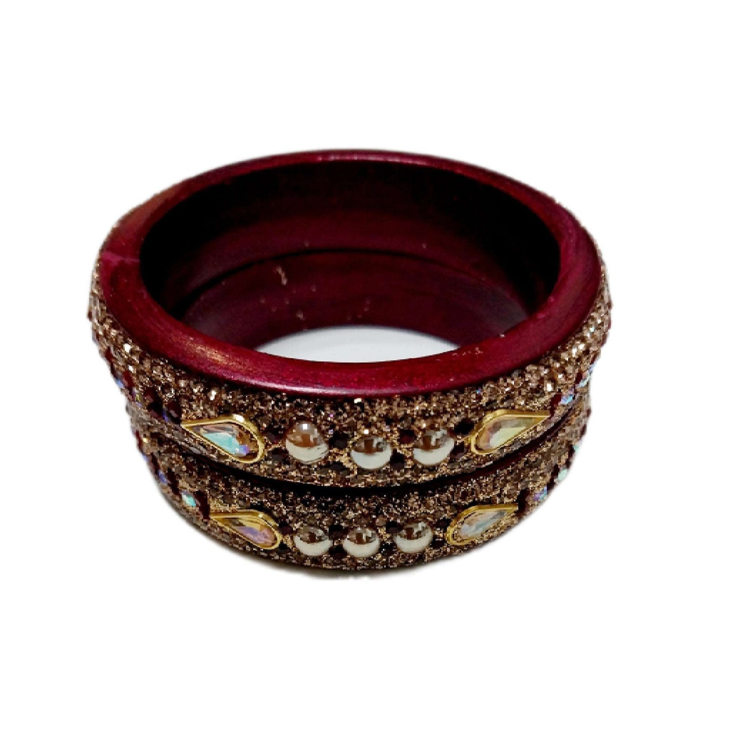 Topaz Fitted Lac Kada Bangle gaonkasaman