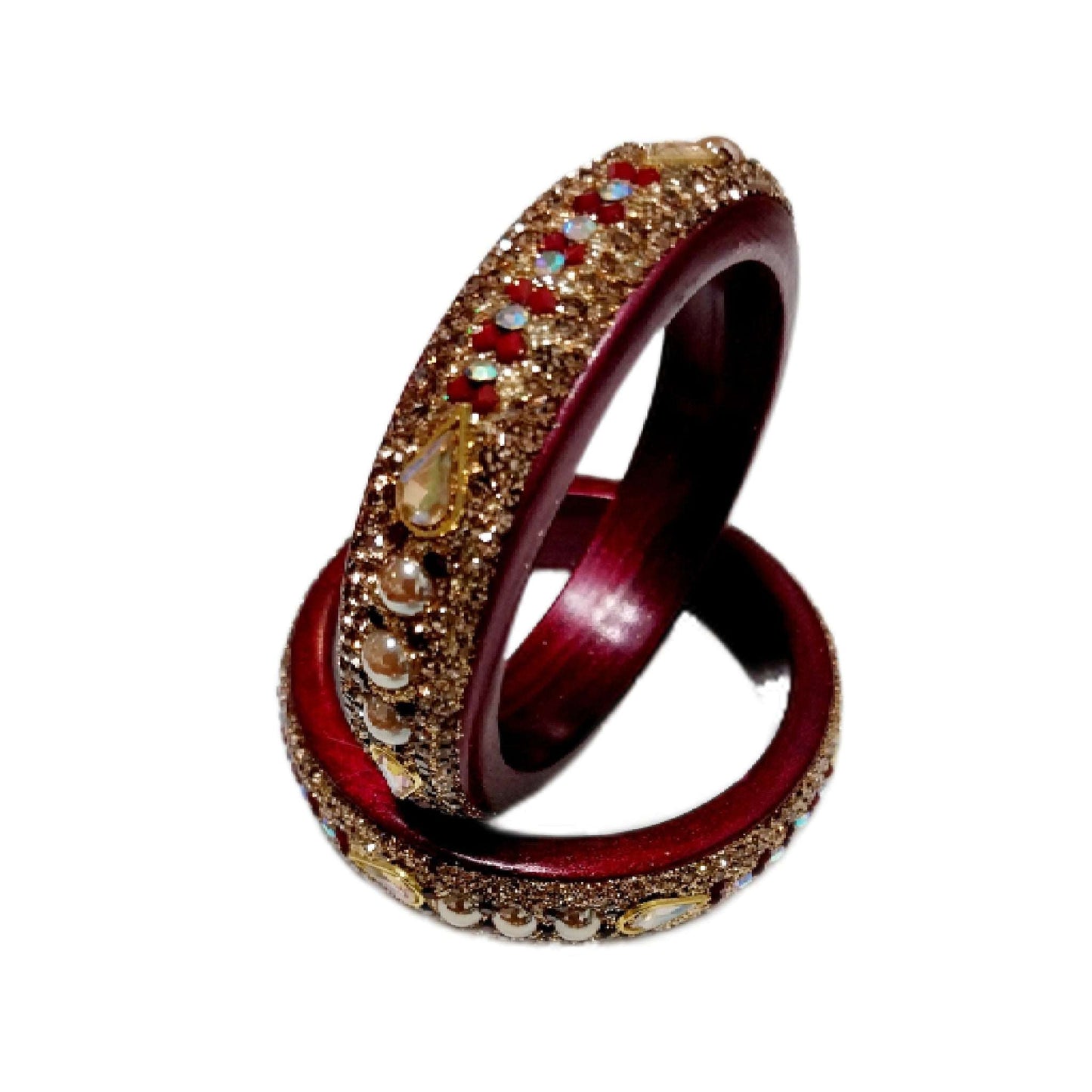 Topaz Fitted Lac Kada Bangle gaonkasaman