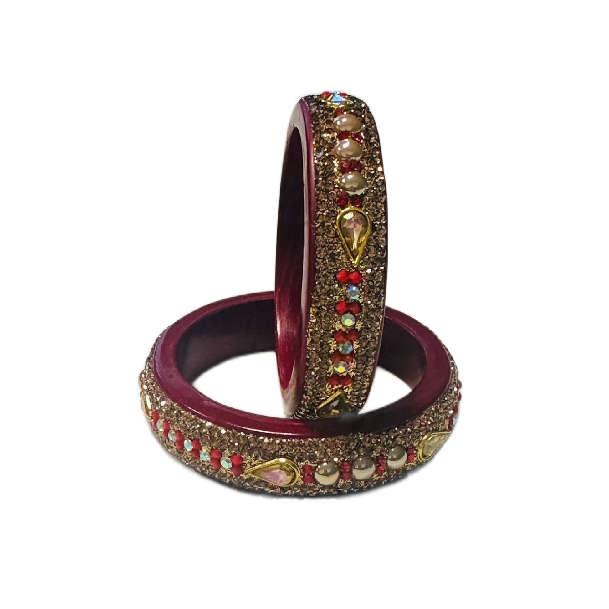 Topaz Fitted Lac Kada Bangle gaonkasaman