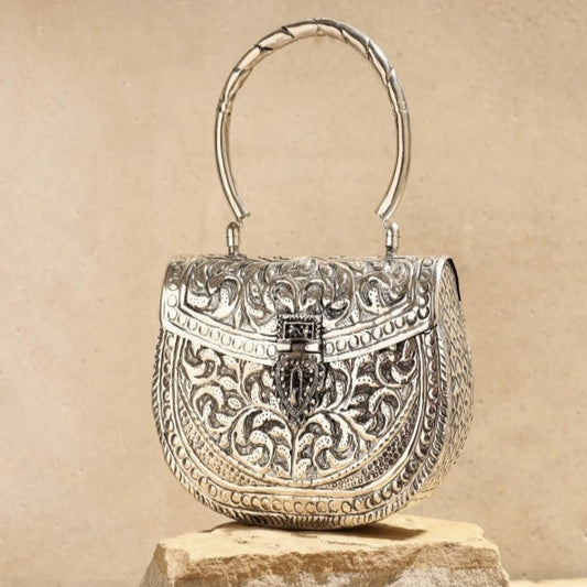  Regal,enchanting,meenakari,clutch