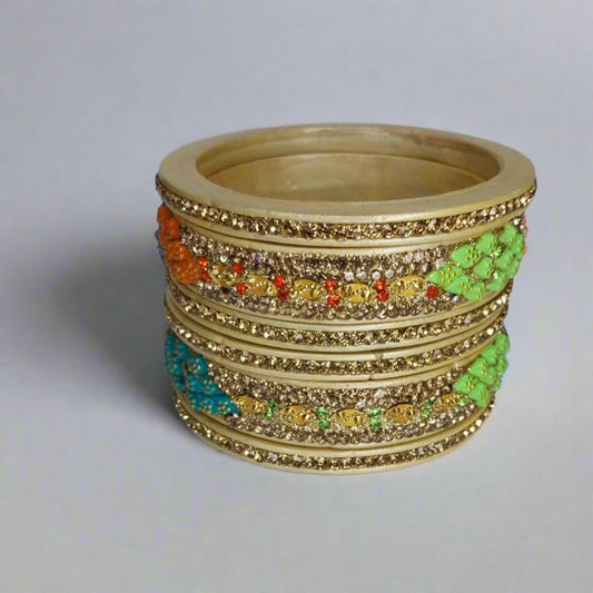 Multicolor Lakh/Lac  Vibrance Traditional Bangles | For Girls and Women