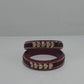 Maroon Colour Kundan Topaz Fitted Kada Latest Design Rajasthani Bangles | Set of 2 lakh Bangles | Traditional Kada | For Women and Girls