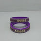 Lavender Colour Kundan Topaz Fitted Kada Latest Design Rajasthani Bangles | Set of 2 lakh Bangles | Traditional Kada | For Women and Girls