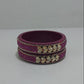 Rani Colour Kundan Topaz Fitted Kada Latest Design Rajasthani Bangles | Set of 2 lakh Bangles | Traditional Kada | For Women and Girls