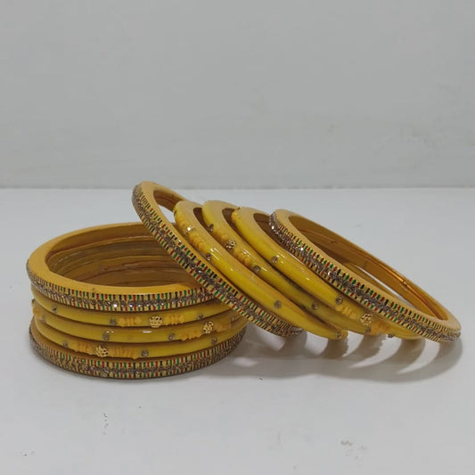 Traditional Rajasthani Design Lac Bangles Set For Girls And Woman