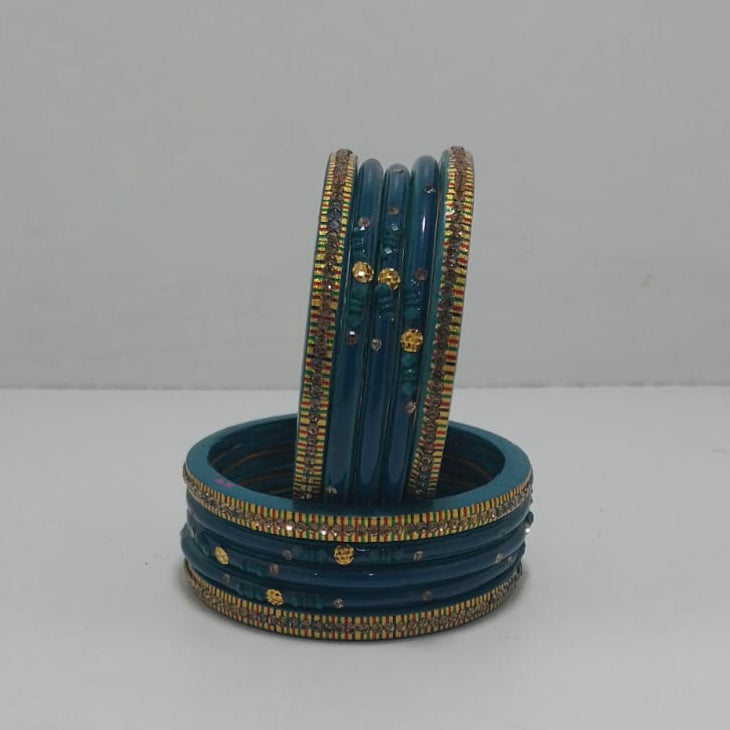 Traditional Rajasthani Design Lac Bangles Set For Girls And Woman