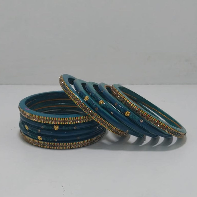 Traditional Rajasthani Design Lac Bangles Set For Girls And Woman