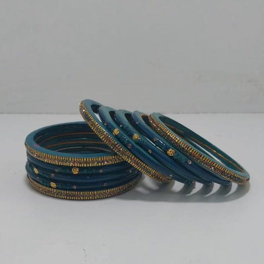 Traditional Rajasthani Design Lac Bangles Set For Girls And Woman