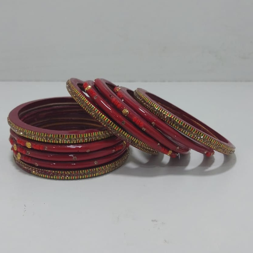 Traditional Rajasthani Design Lac Bangles For Girls And Woman