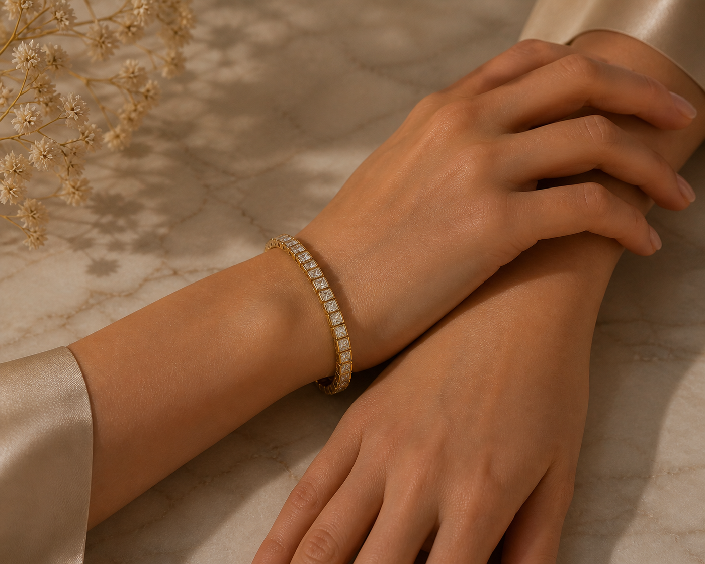 American Diamond Bracelet For Women & Girls