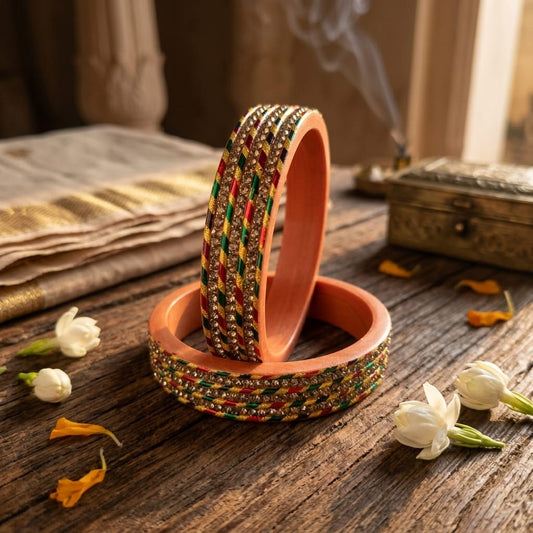 Multicolor Lac Kada Bangle
