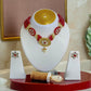 Gold platted Floral Kundan Choker | Set Traditional Jewelry | Pearl Choker/Necklace | For women and Girls.