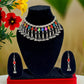 Tribal Boho-Multicolour mirror oxidised silver| Choker set| Traditional Handmade | for Women & Girls.