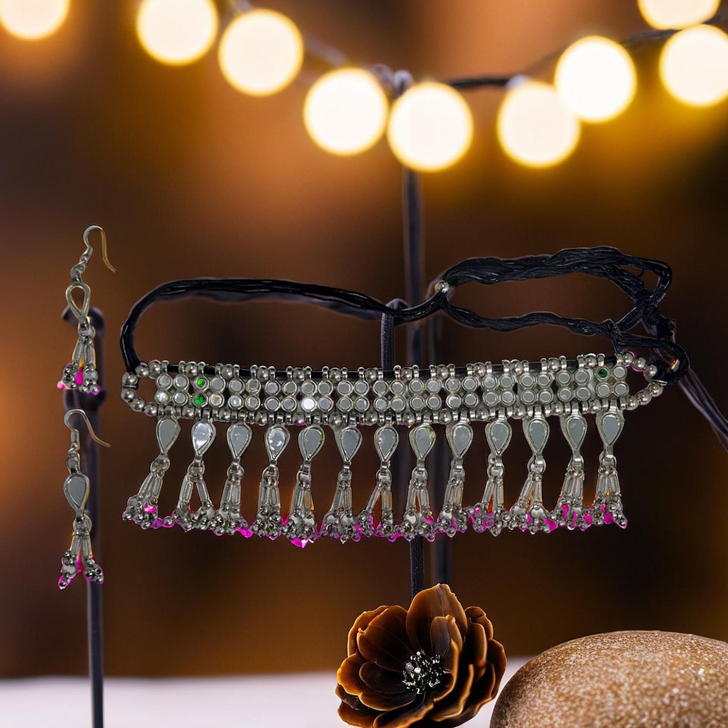 Royal Kundan Dangle Choker | For Girls and Women