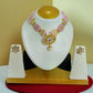 Gold platted Floral Kundan Choker | Set Traditional Jewelry | Pearl Choker/Necklace | For women and Girls.