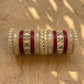 Royal Rajasthani Wedding Lac chura With Beautiful Punjabi Look Design Red Colour