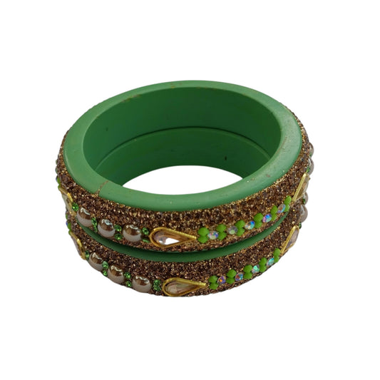 Topaz Fitted Lac Kada Bangle